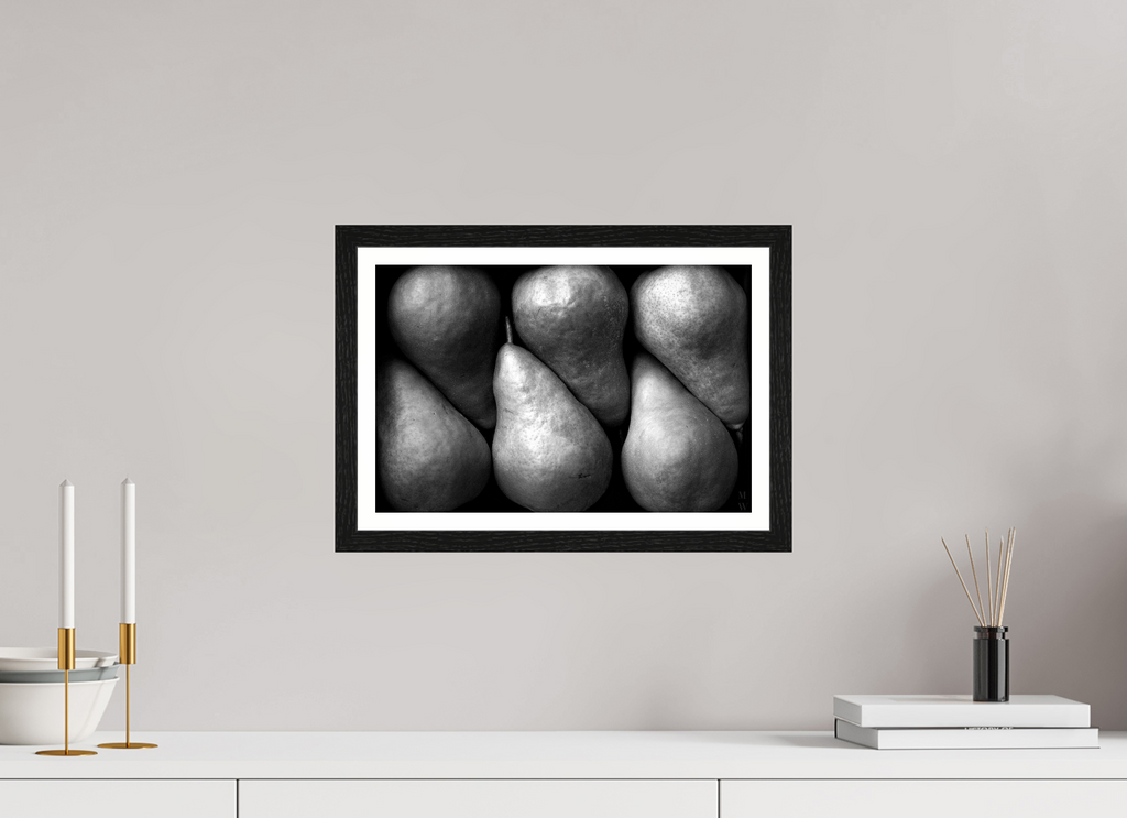 15 x 10″, Black Oak Frame Sextet