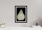 10 x 15″, Black Oak Frame Pear