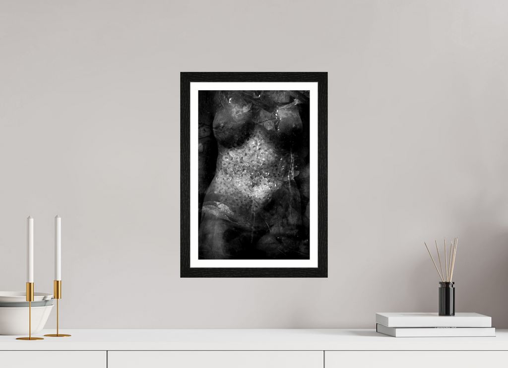 10 x 15″, Black Oak Frame Vernal Pool